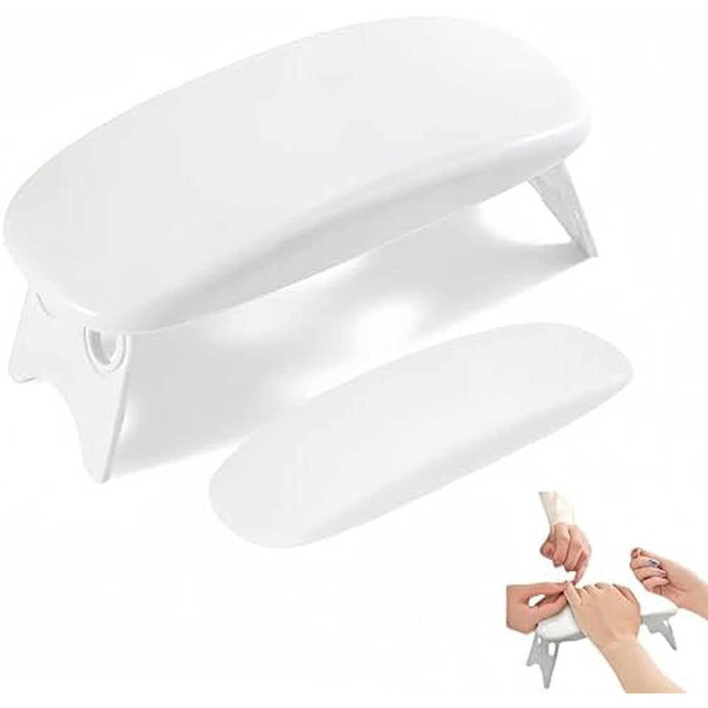 Huakaile foldaway nail arm rest white front view