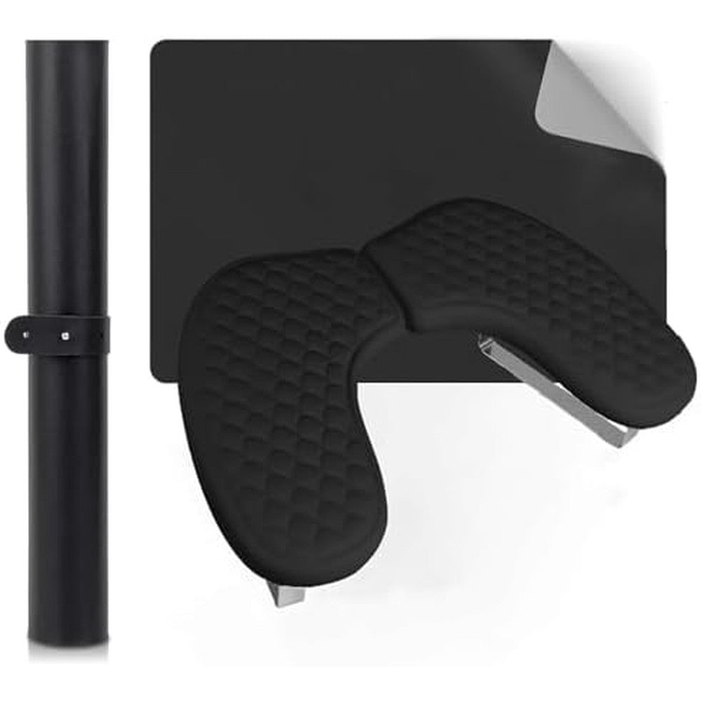 Jazalz U-shaped black manicure nail arm rest front view