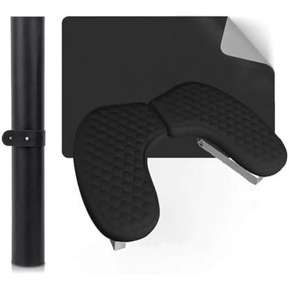 Jazalz U-shaped black manicure nail arm rest front view