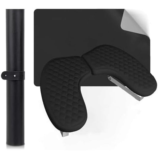 Jazalz U-shaped black manicure nail arm rest front view
