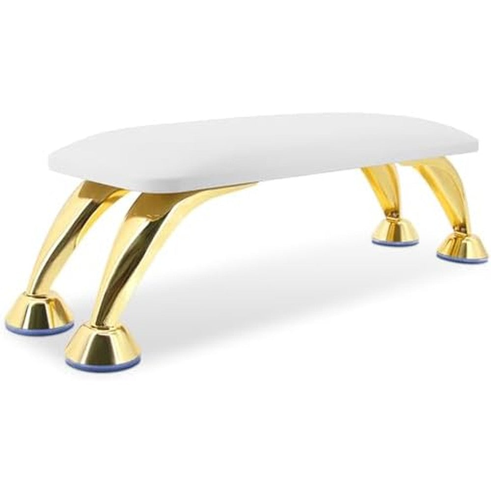 Aonolovo nail arm rest with gold legs front view