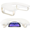 Aonolovo upgraded 10 degree inclined u-shaped nail arm rest front view