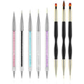 Fulinjoy 8 piece nail art kit with dotting pens and brushes