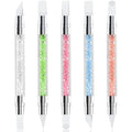 Ekinsu 5 pieces dual tipped silicone nail art sculpture pen set front view