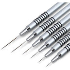 Komall metallic nail art brush set front view