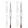 Cobee double ended nail art brush set front view