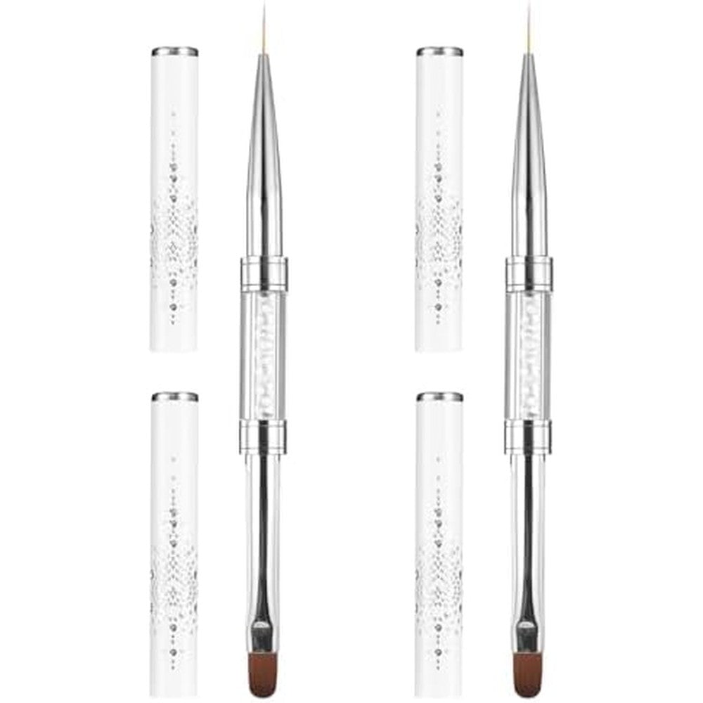 Cobee double ended nail art brush set front view