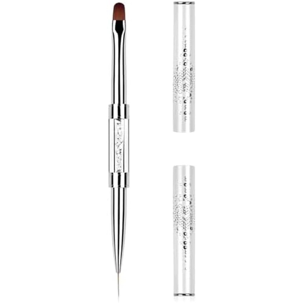 Starfa Lab dual ended hard gel nail brush front view