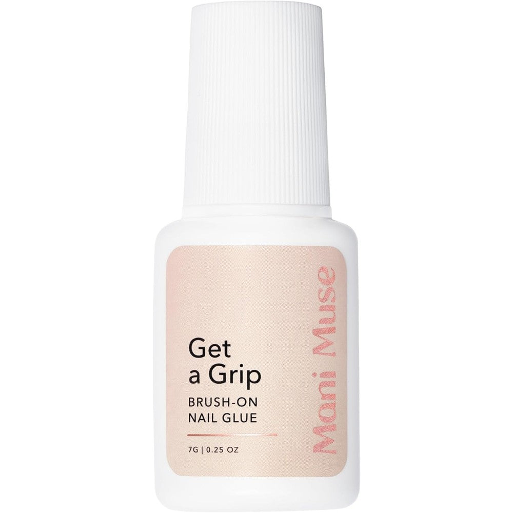 Mani Muse Get A Grip nail glue bottle front view