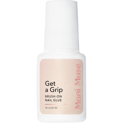 Mani Muse Get A Grip nail glue bottle front view