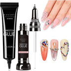 Makartt nail rhinestone glue set front view product packaging