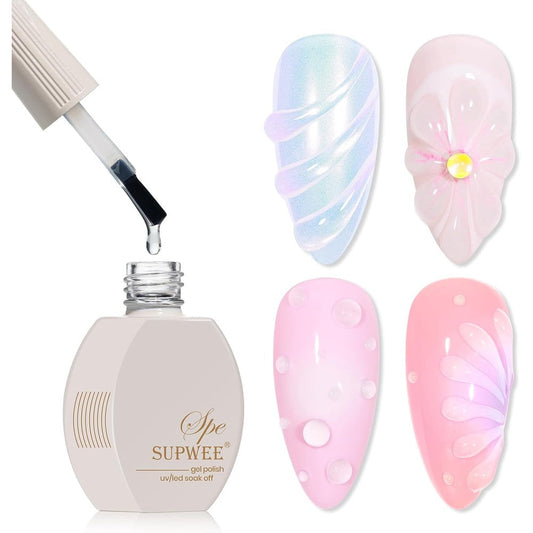Supwee Clear 3D Sculpting Gel 15ml bottle front view