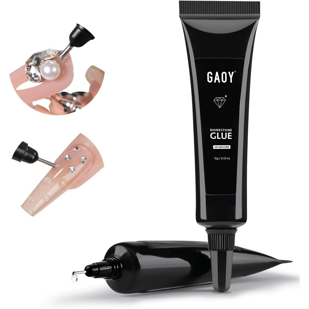 GAOY multi functional rhinestone glue tube with precision pen tip for gem application