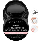 Makartt solid nail glue gel jar front view
