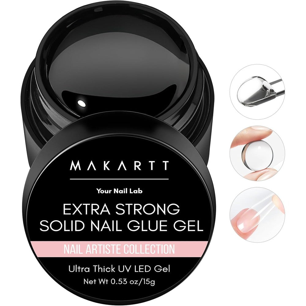 Makartt solid nail glue gel container front view