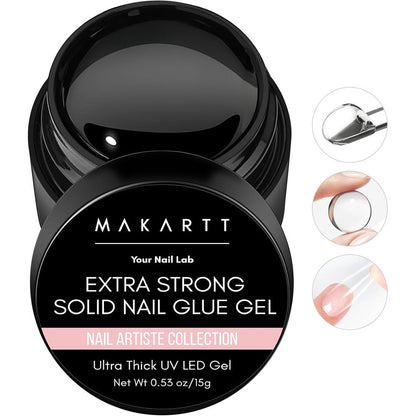 Makartt solid nail glue gel container front view