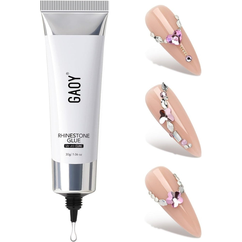 Gaoy Rhinestone Glue 30g tube front view for nail art