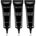 Yoowan MustuVerve rhinestone glue gel front view of the 3 pieces set packaging
