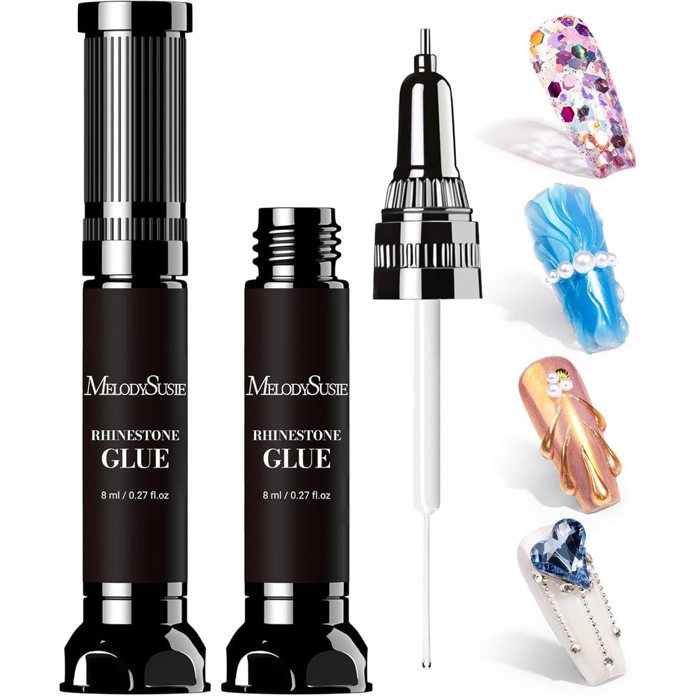 MelodySusie Nail Rhinestone Glue set front view packaging