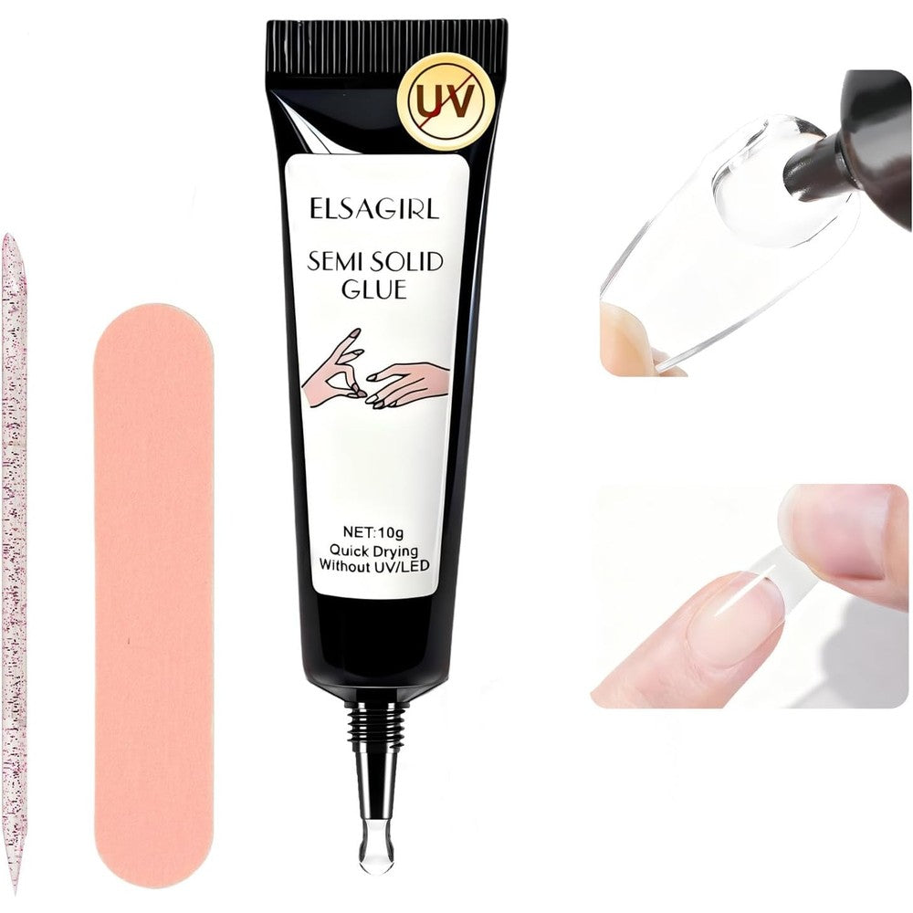 CurvLife Elsagirl Semi Solid Nail Glue 10g front view