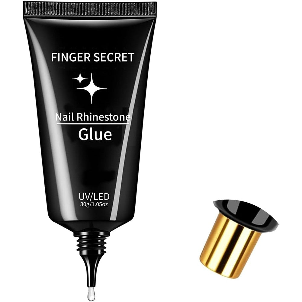 Finger Secret Rhinestone Glue for Nails front view