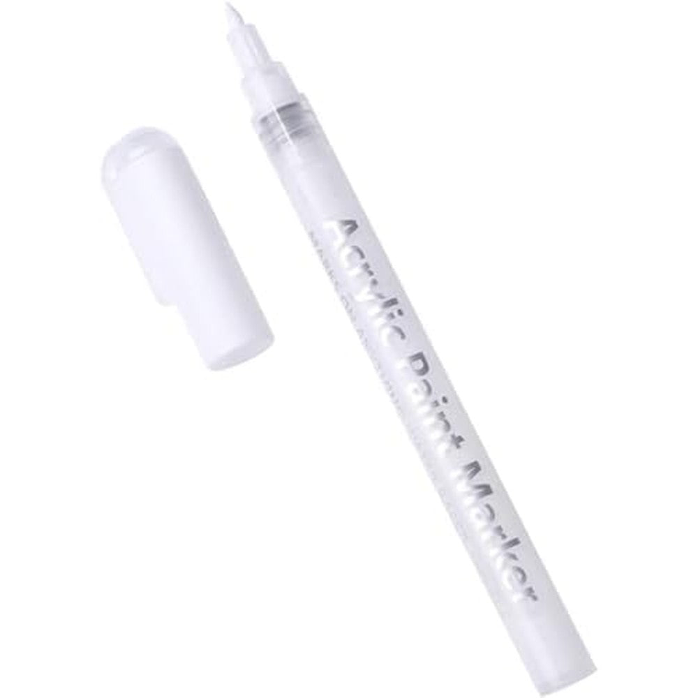 Xiahium white nail art pen front view for professional DIY manicure