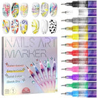Dujuanus Aokeleon 12 colors nail art pens set front view