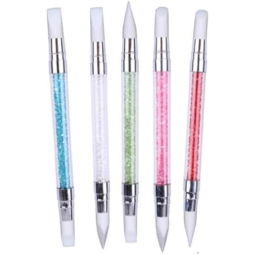 Gembityful 5 pieces nail art sculpture pen set front view