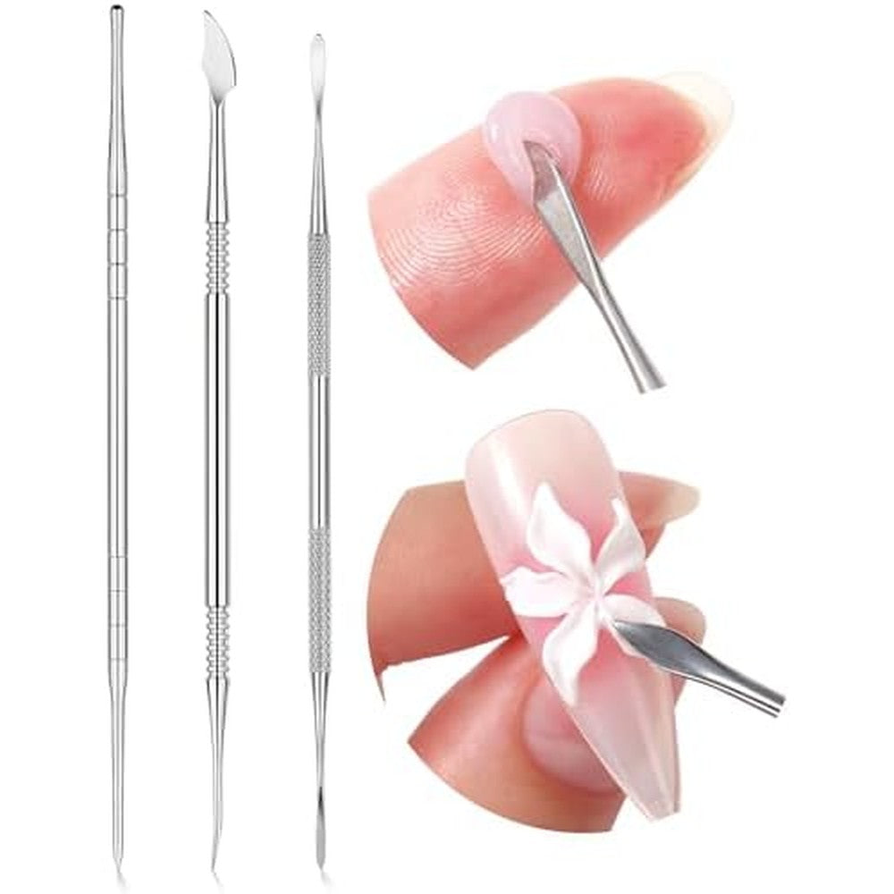 Saviland Nail Art Sculpture Pen 3 piece set front view