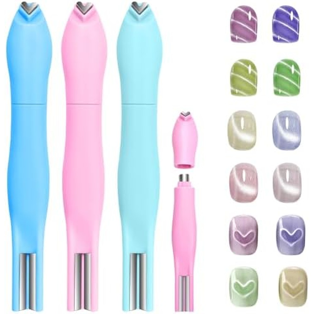 Sakil Y Vohra 3-in-1 cat eye nail magnet set front view
