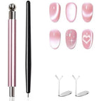 Bluedeal 4-piece cat eye magnet set for professional nail art
