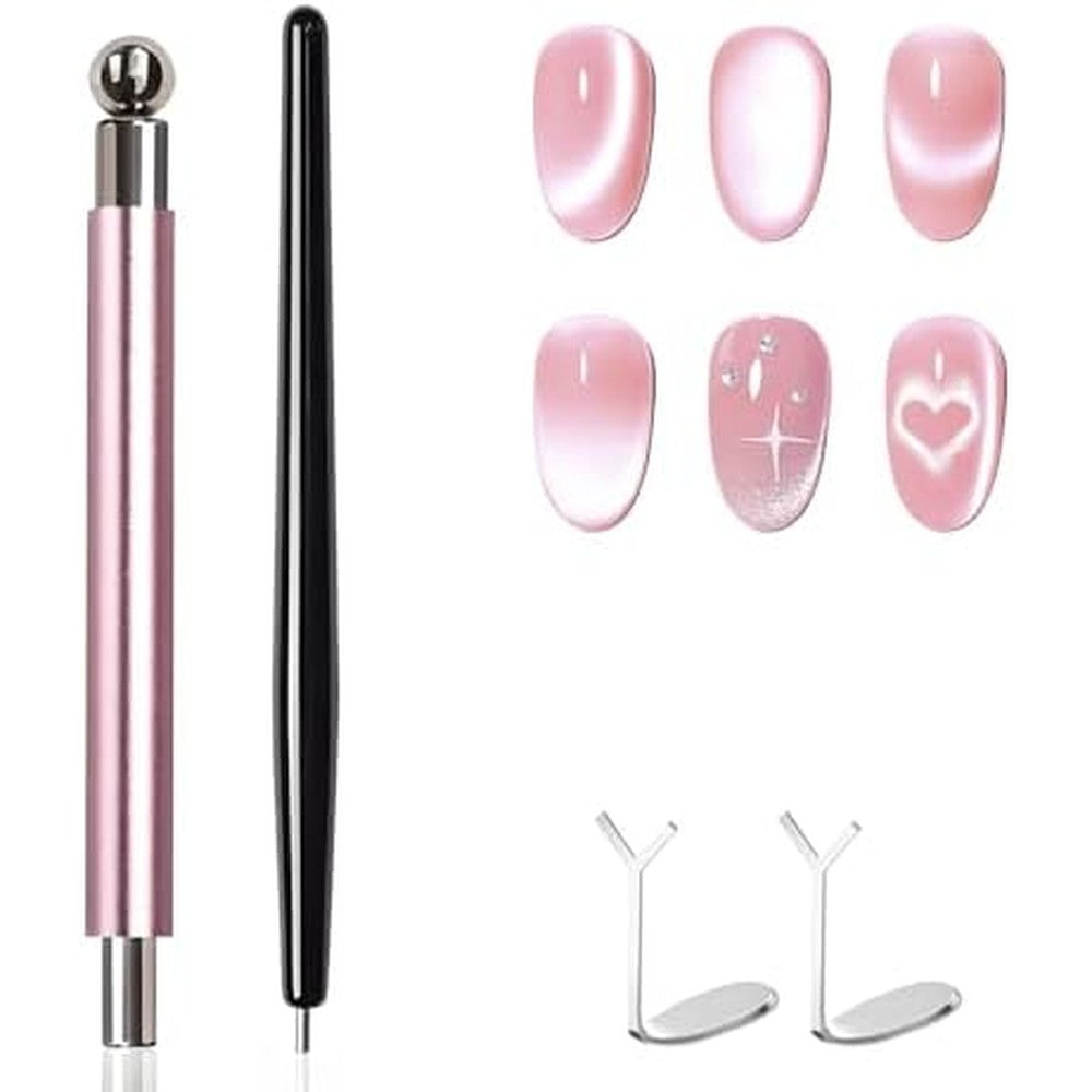 Bluedeal 4-piece cat eye magnet set for professional nail art