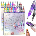 Generic 12 colors nail art pens set front view