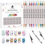 Magic Armor 12 Color Nail Art Pen Set front packaging view