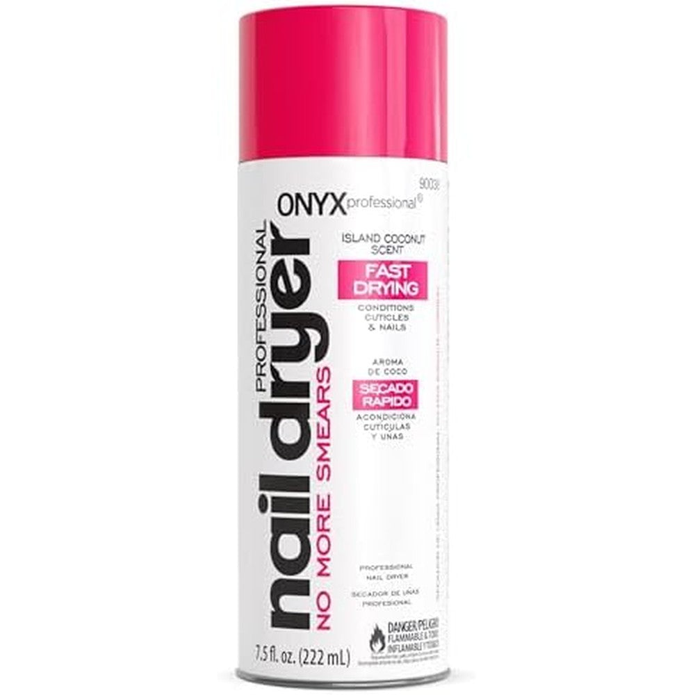 Onyx Professional Nail Polish Dryer Spray 7.5 Fluid Ounces front view