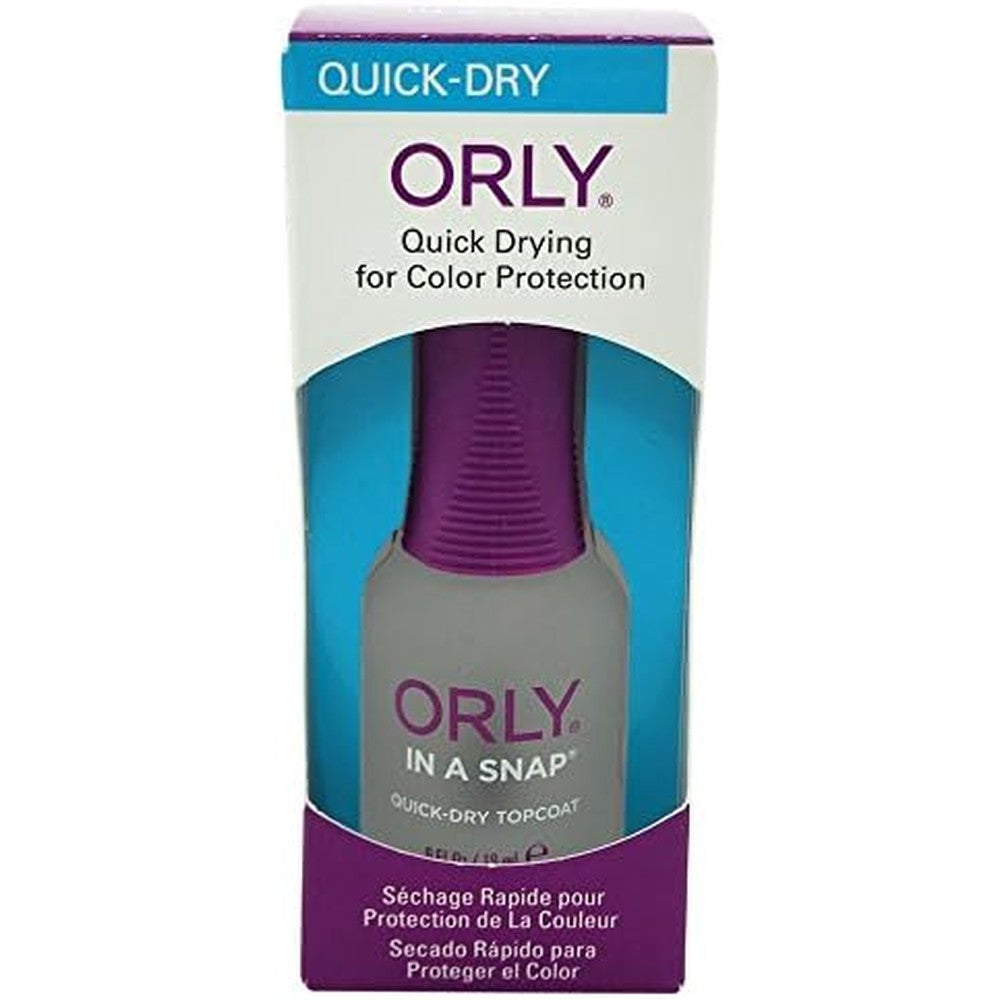 Orly In A Snap Quick Dry Top Coat bottle front view