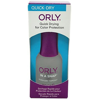 Orly In A Snap Quick Dry Top Coat bottle front view