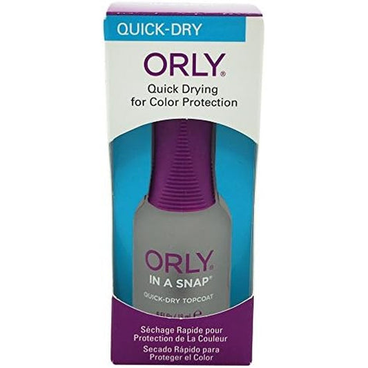 Orly In A Snap Quick Dry Top Coat bottle front view