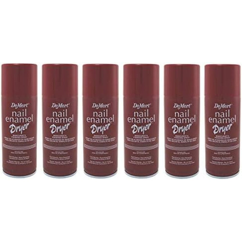 Demert Nail Enamel Dryer Spray 7.5 Ounce 6 Pack front view