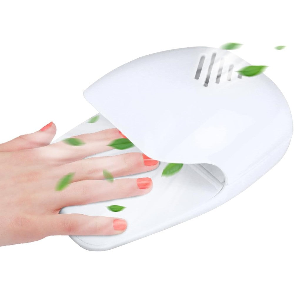 Eyxformula portable nail fan dryer front view white