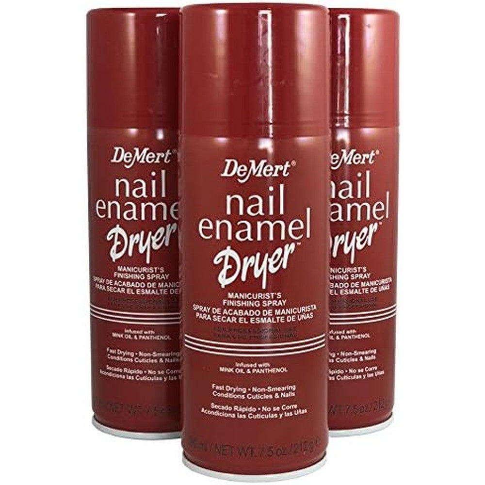 Demert Nail Enamel Dryer 7.5 Ounce spray bottle front view
