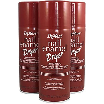 Demert Nail Enamel Dryer 7.5 Ounce spray bottle front view