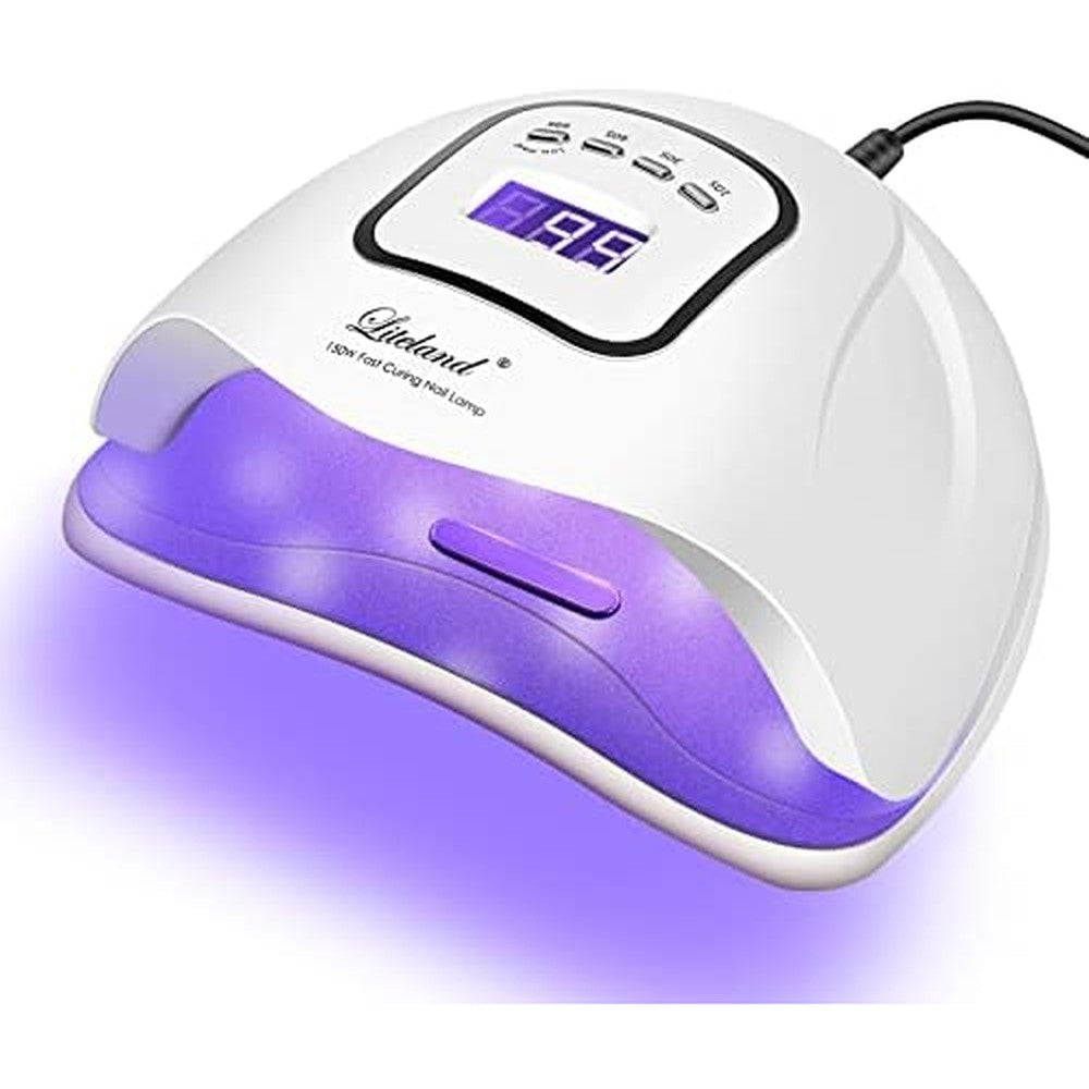 Liteland 150W UV LED nail lamp front view for professional nail drying