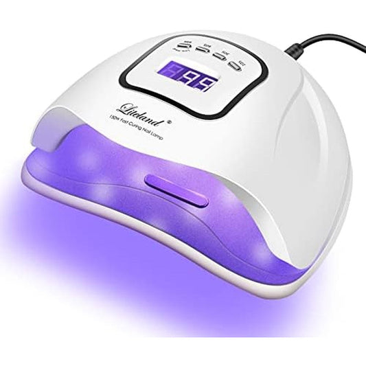 Liteland 150W UV LED nail lamp front view for professional nail drying