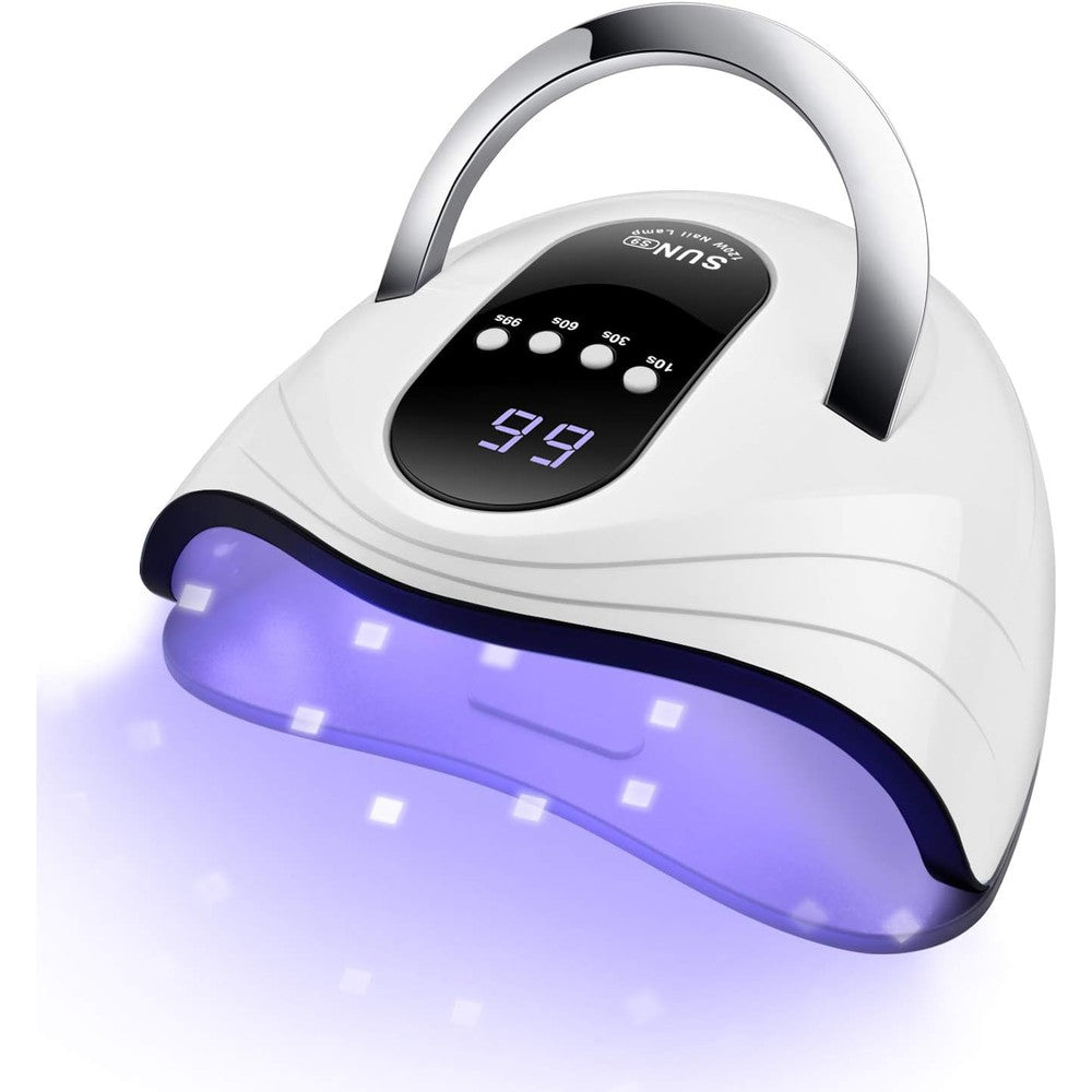 Sunrich 120W UV Gel Nail Lamp front view white