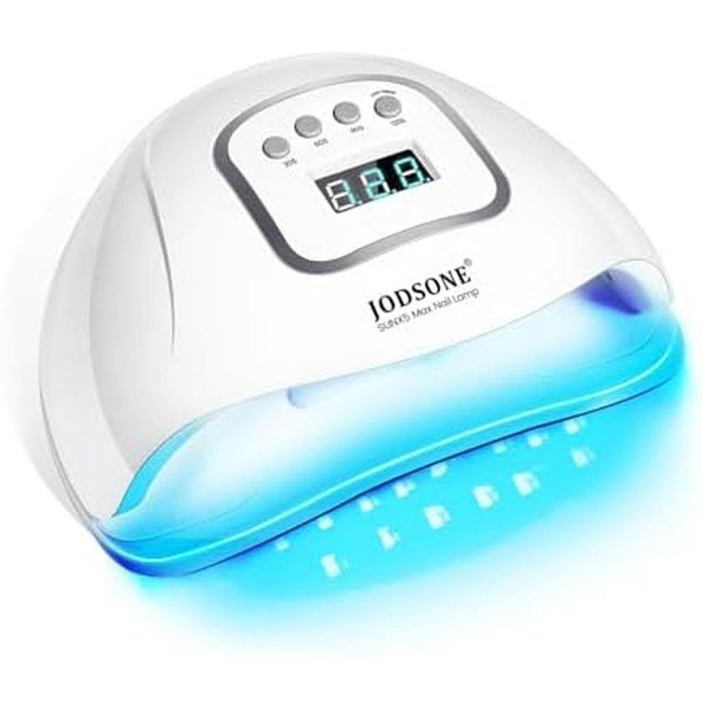 Jodsone 150W UV LED nail lamp front view for gel polish