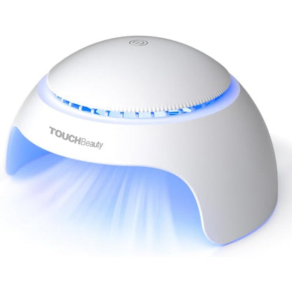 TOUCHBeauty nail dryer front view showing white dome design