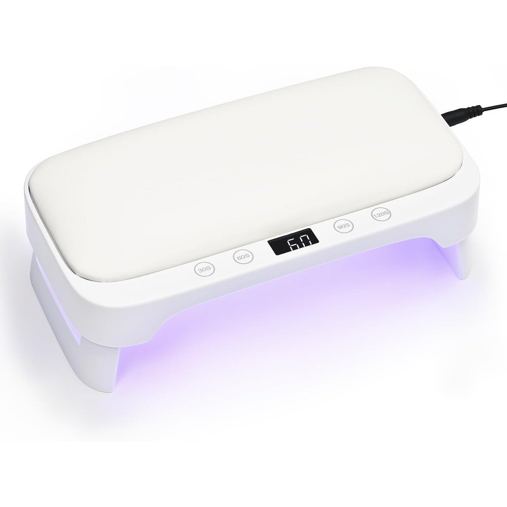 GAOY professional UV nail lamp front view with integrated hand pillow