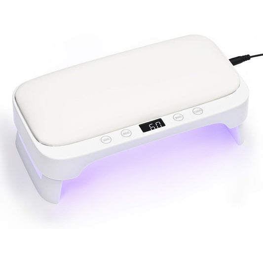 GAOY professional UV nail lamp front view with integrated hand pillow