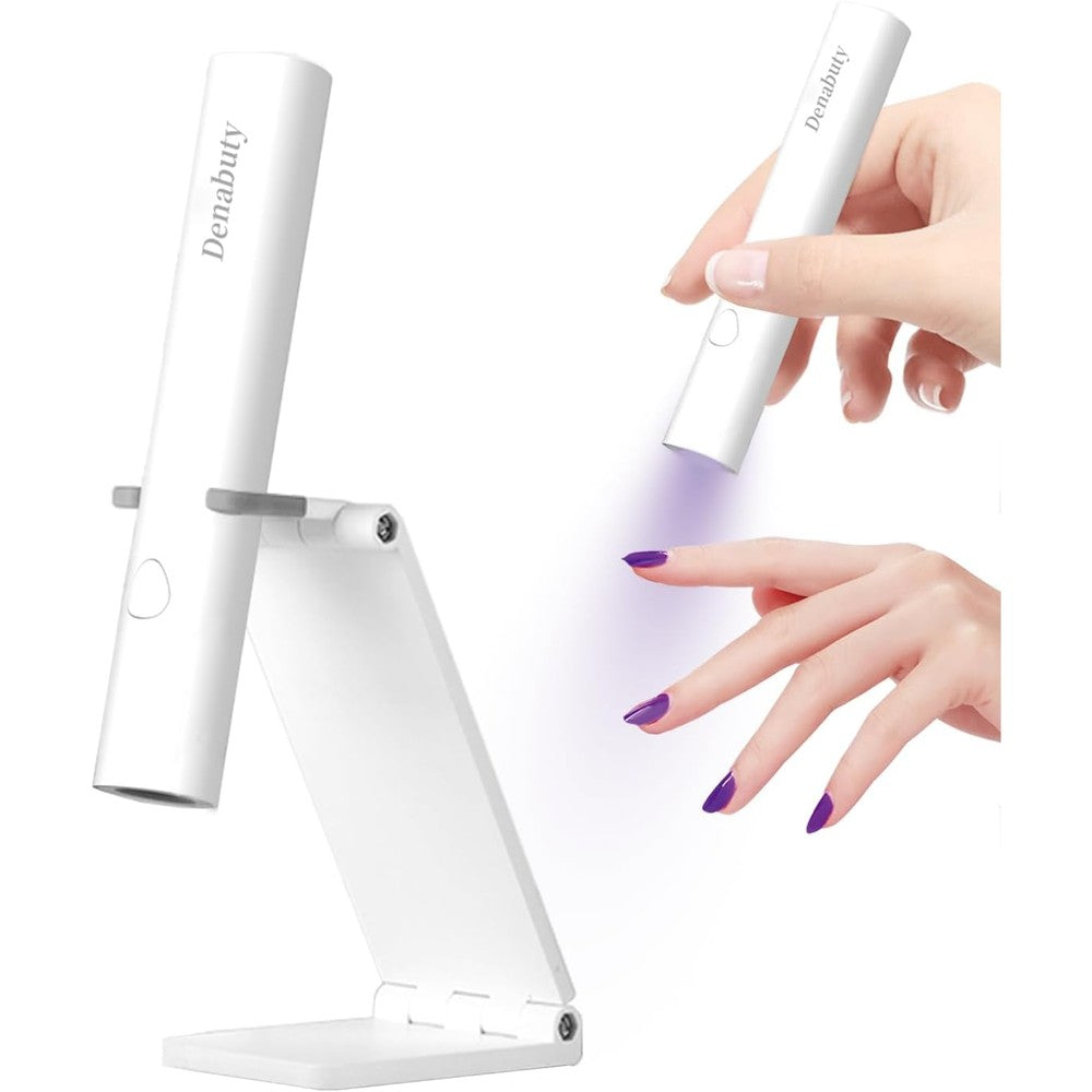 Denabuty mini UV LED nail lamp with stand front view